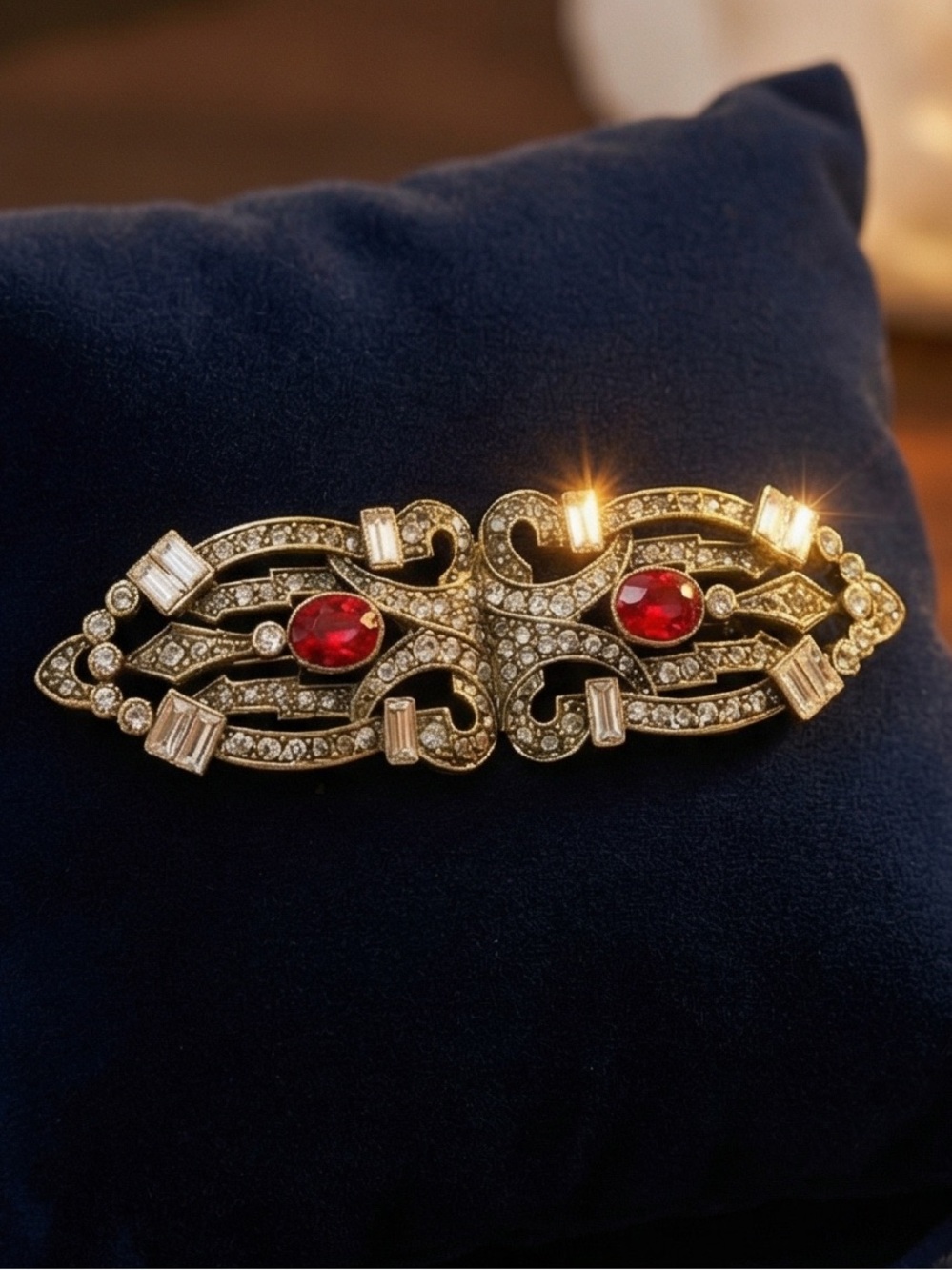 Heidi Daus "Age of Elegance" Crystal Pin Brooch